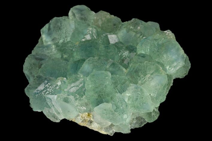 Stepped Green Fluorite Crystal Cluster - China #132747